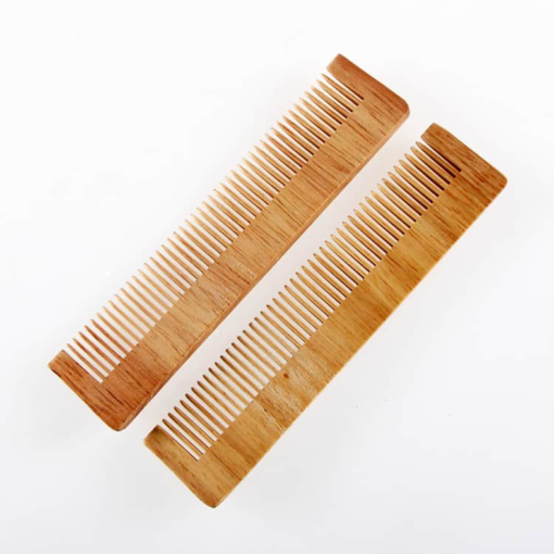 Pettine in bamboo eco friendly perfetto per sostituire i pettini in fibre sintetiche o in plastica